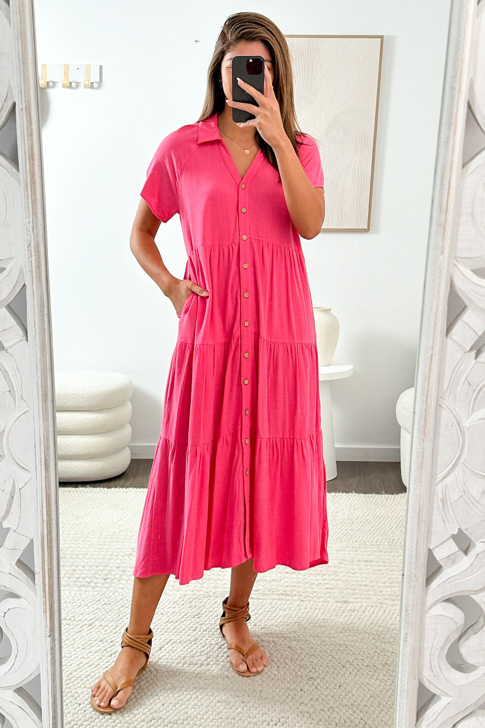 Alyssa Midi Dress - Summer Brights