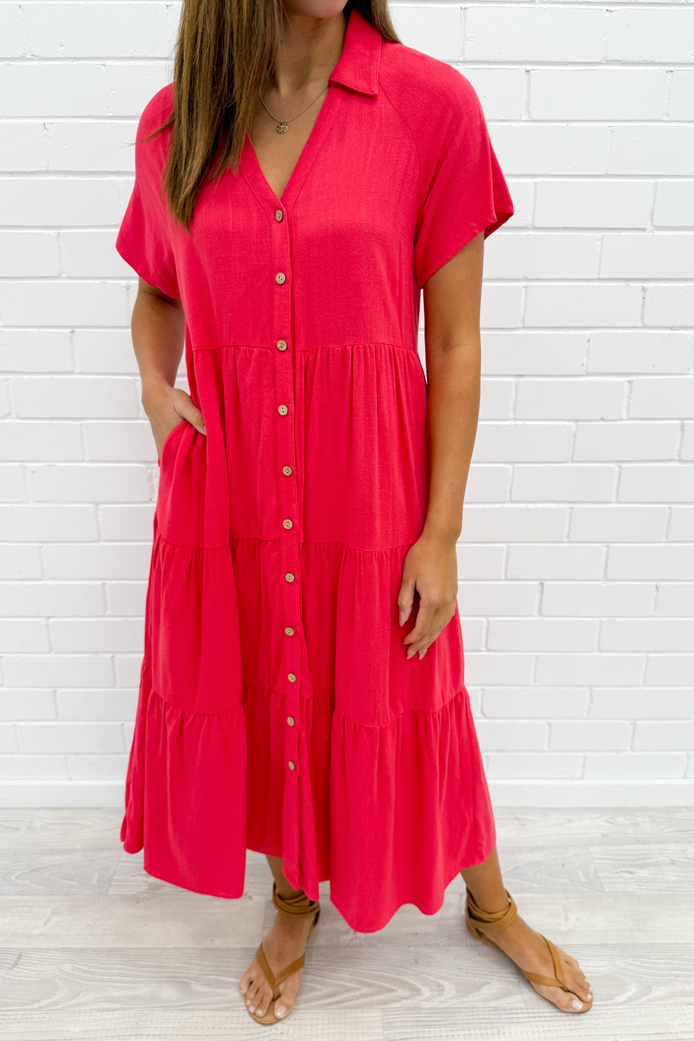Alyssa Midi Dress - Summer Brights