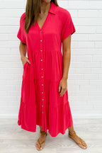 Alyssa Midi Dress - Summer Brights