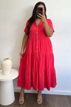 Alyssa Midi Dress - Summer Brights