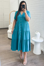 Alyssa Midi Dress - Summer Brights