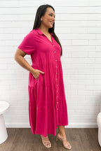 Alyssa Midi Dress - Summer Brights