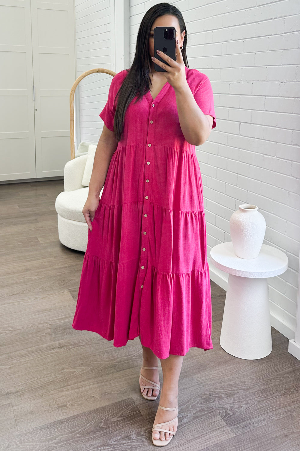 Alyssa Midi Dress - Summer Brights