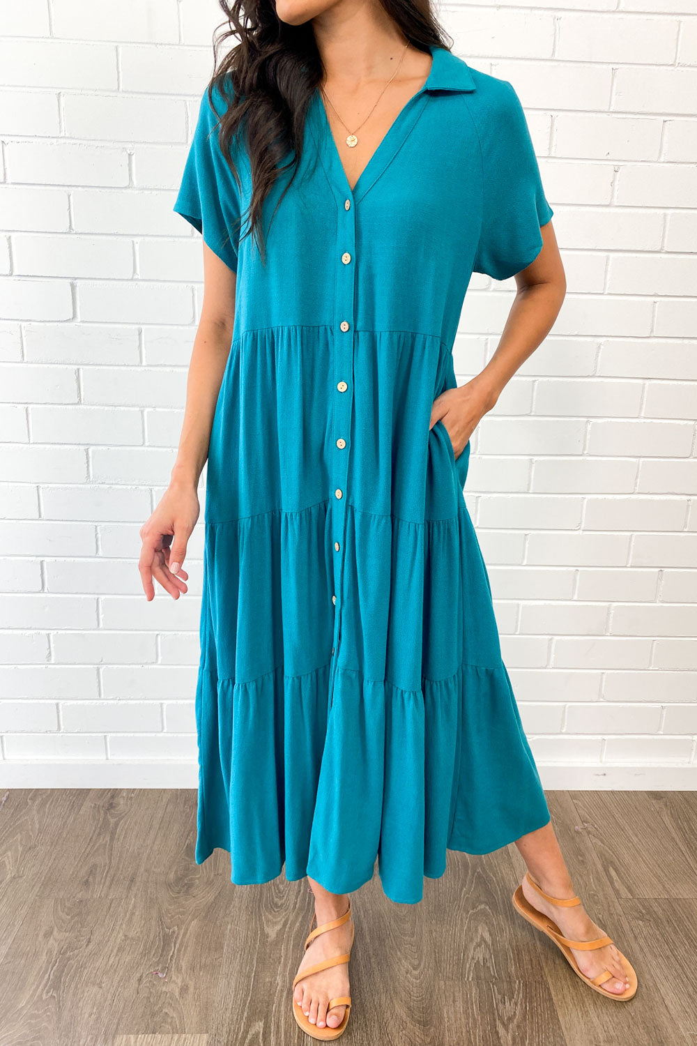 Alyssa Midi Dress - Summer Brights