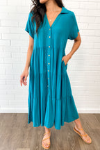 Alyssa Midi Dress - Summer Brights