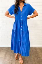 Alyssa Midi Dress - Summer Brights