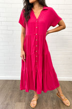 Alyssa Midi Dress - Summer Brights