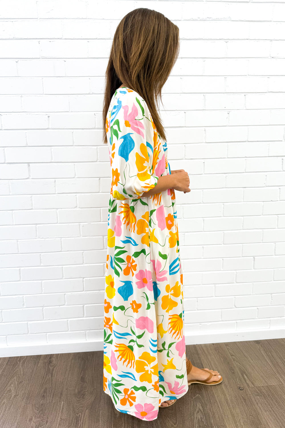 Finn Dress - Orange Multi