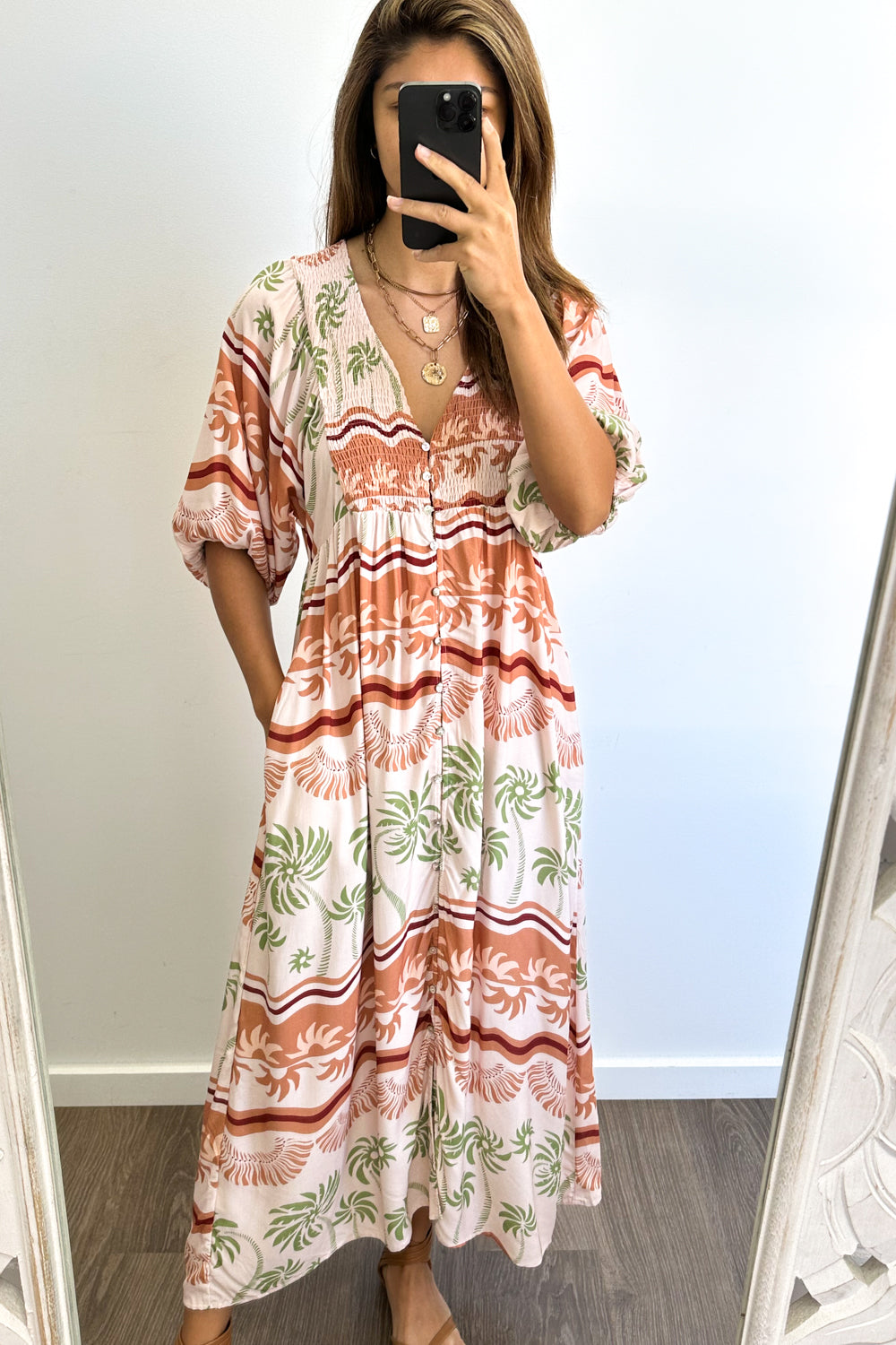 Finn Dress - Pink Clay