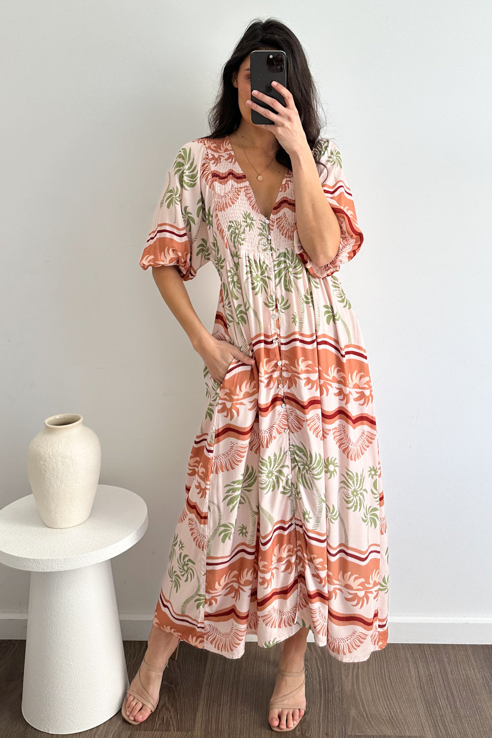 Finn Dress - Pink Clay