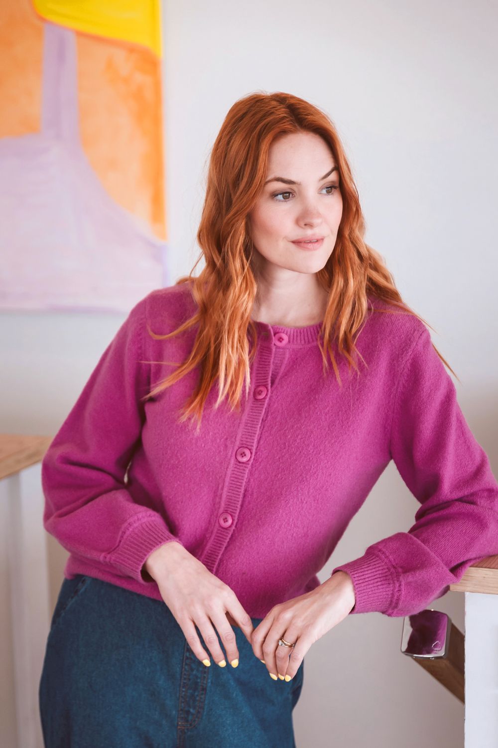Glinda Cardigan - Pink