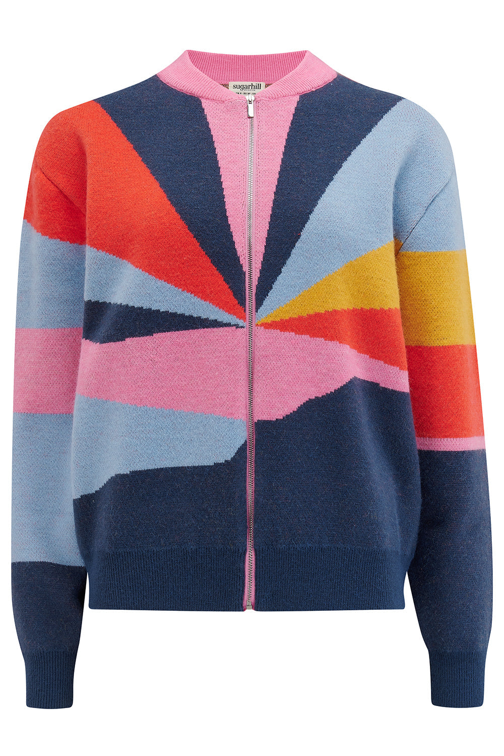 Solana Knitted Bomber - Multi, Sunrays