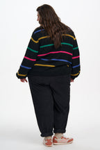 Yvette Cardigan - Black, Bright Lines