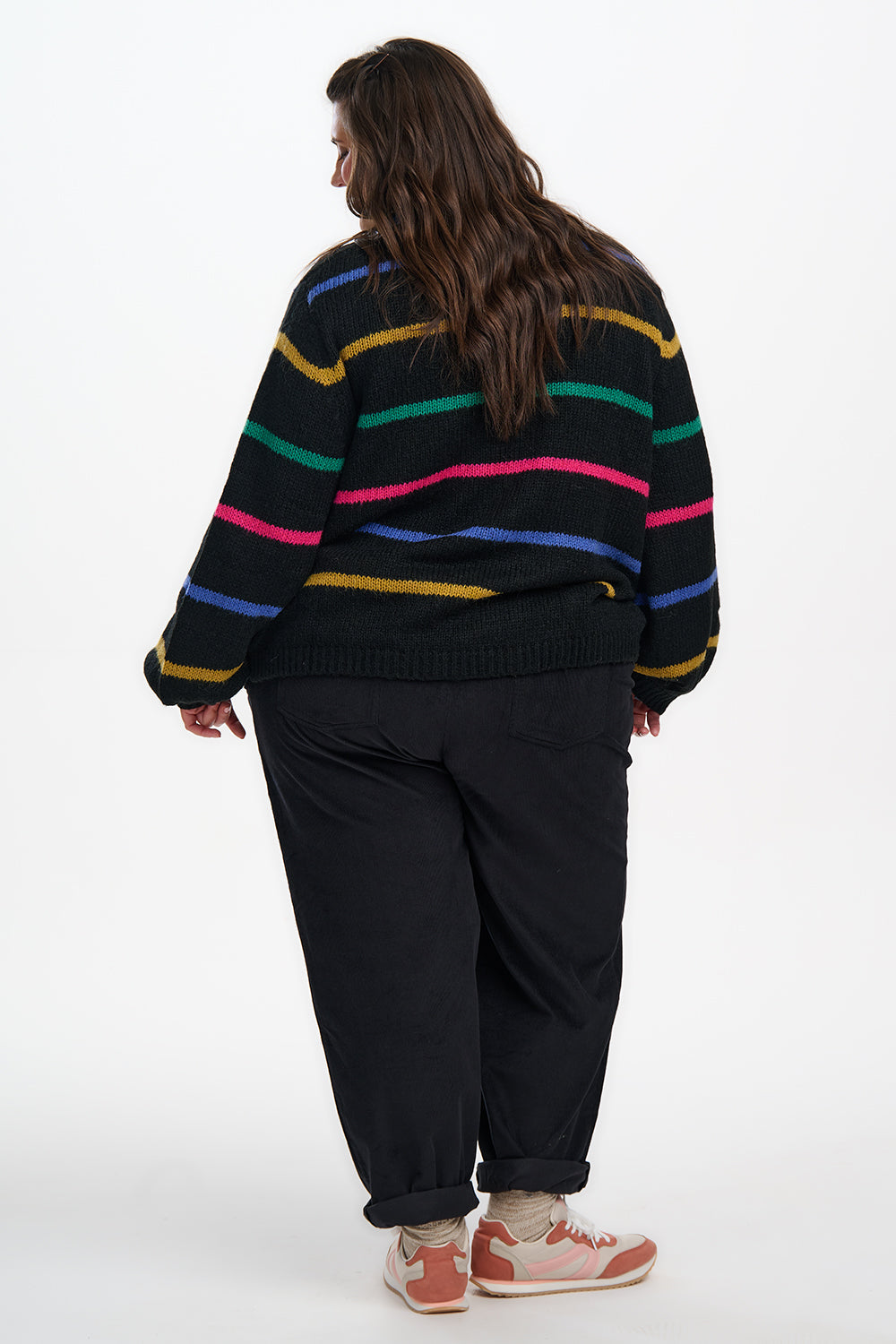 Yvette Cardigan - Black, Bright Lines