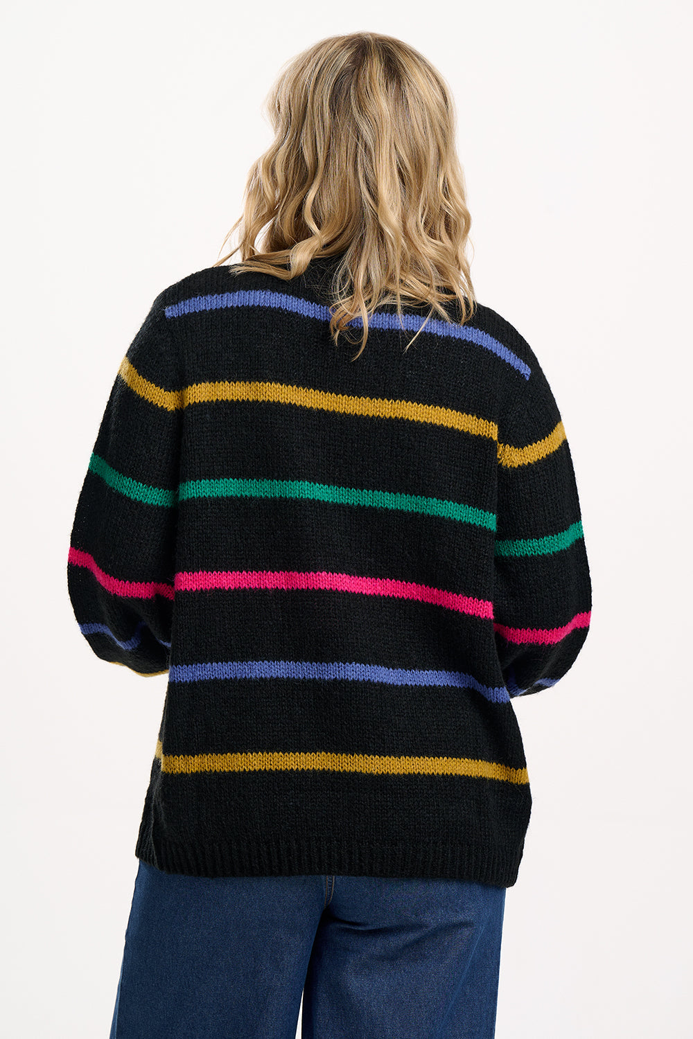 Yvette Cardigan - Black, Bright Lines