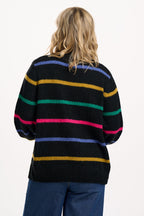 Yvette Cardigan - Black, Bright Lines