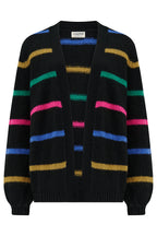 Yvette Cardigan - Black, Bright Lines