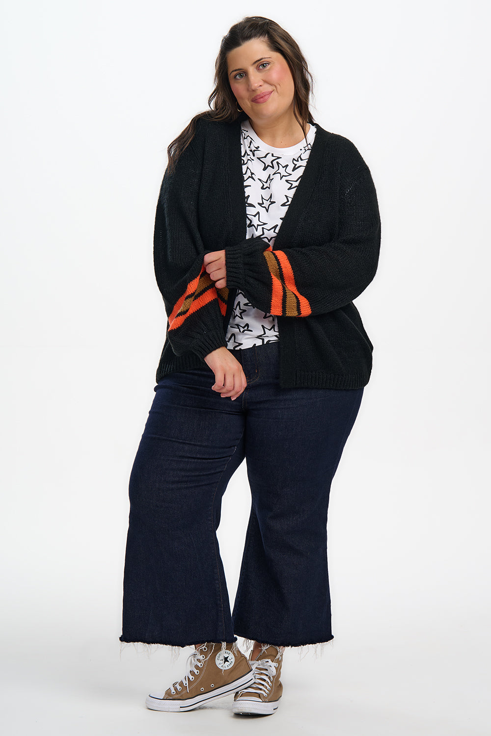 Yvette Cardigan - Black, Lightning Flash