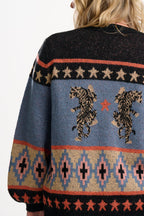 Yvette Cardigan - Multi, Climbing Tigers