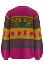 Yvette Cardigan - Multi, Sun Leopards