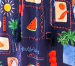 Apollo Dress - Navy Multi